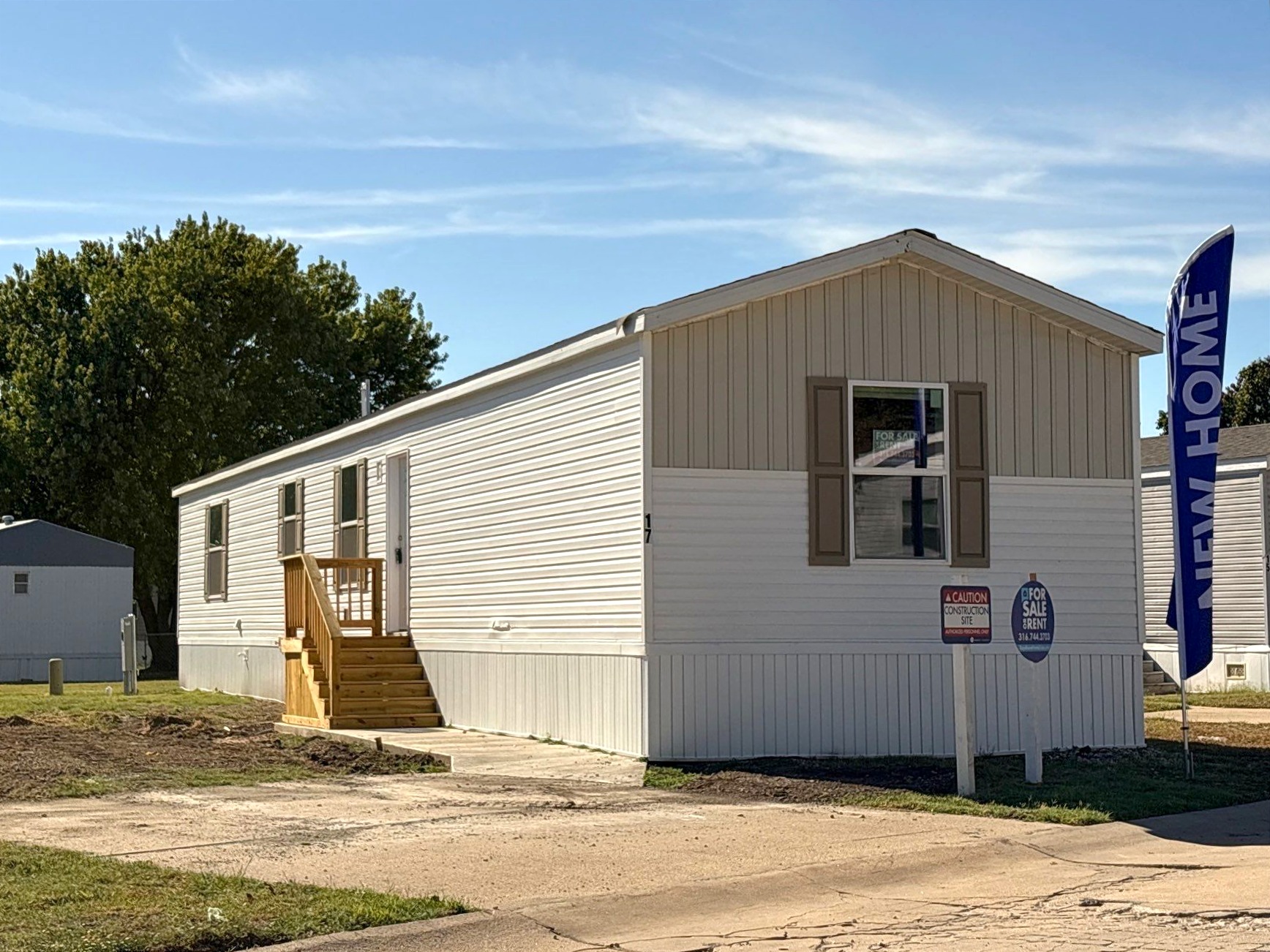 A photo of the home
