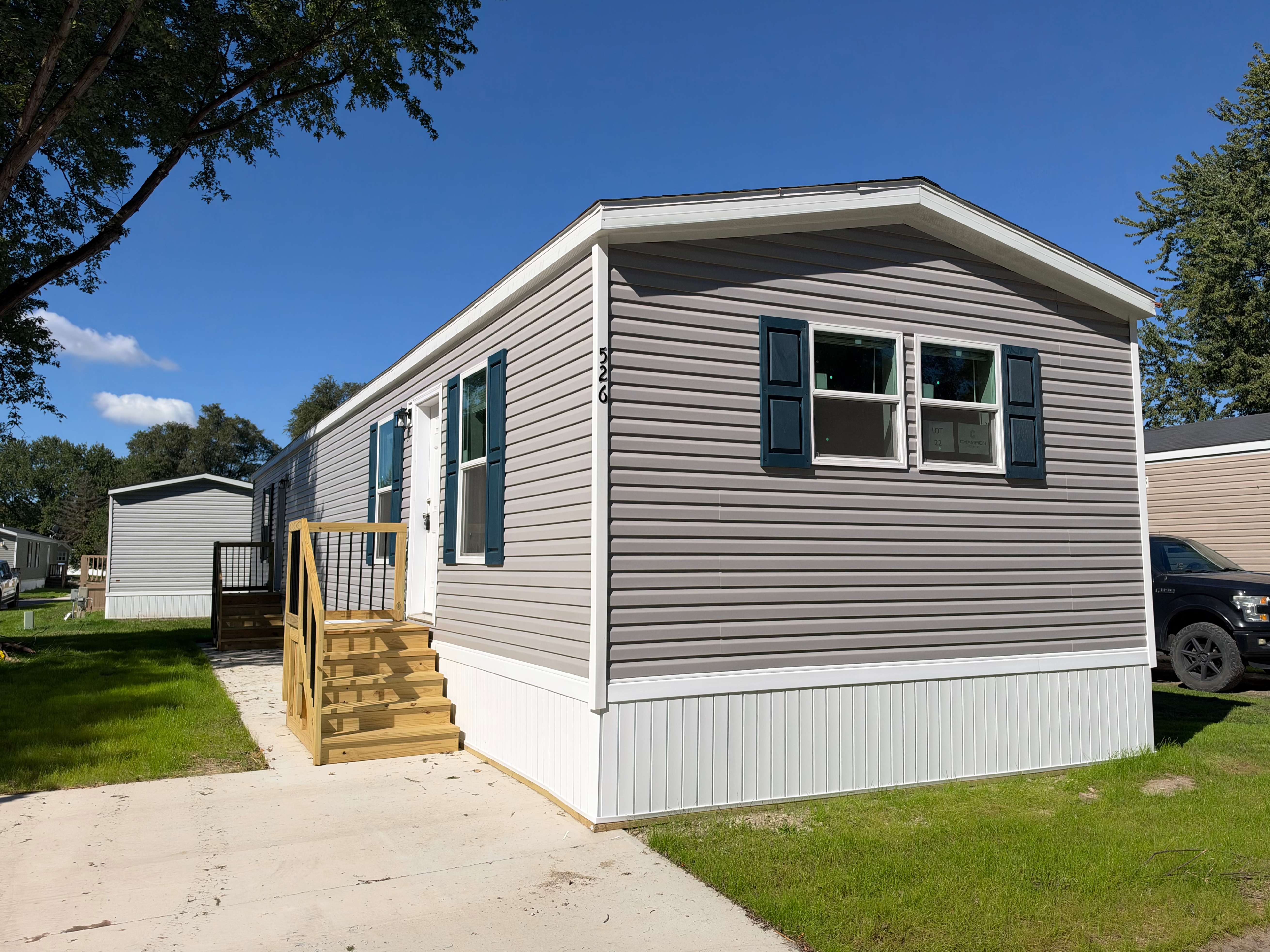A photo of the home