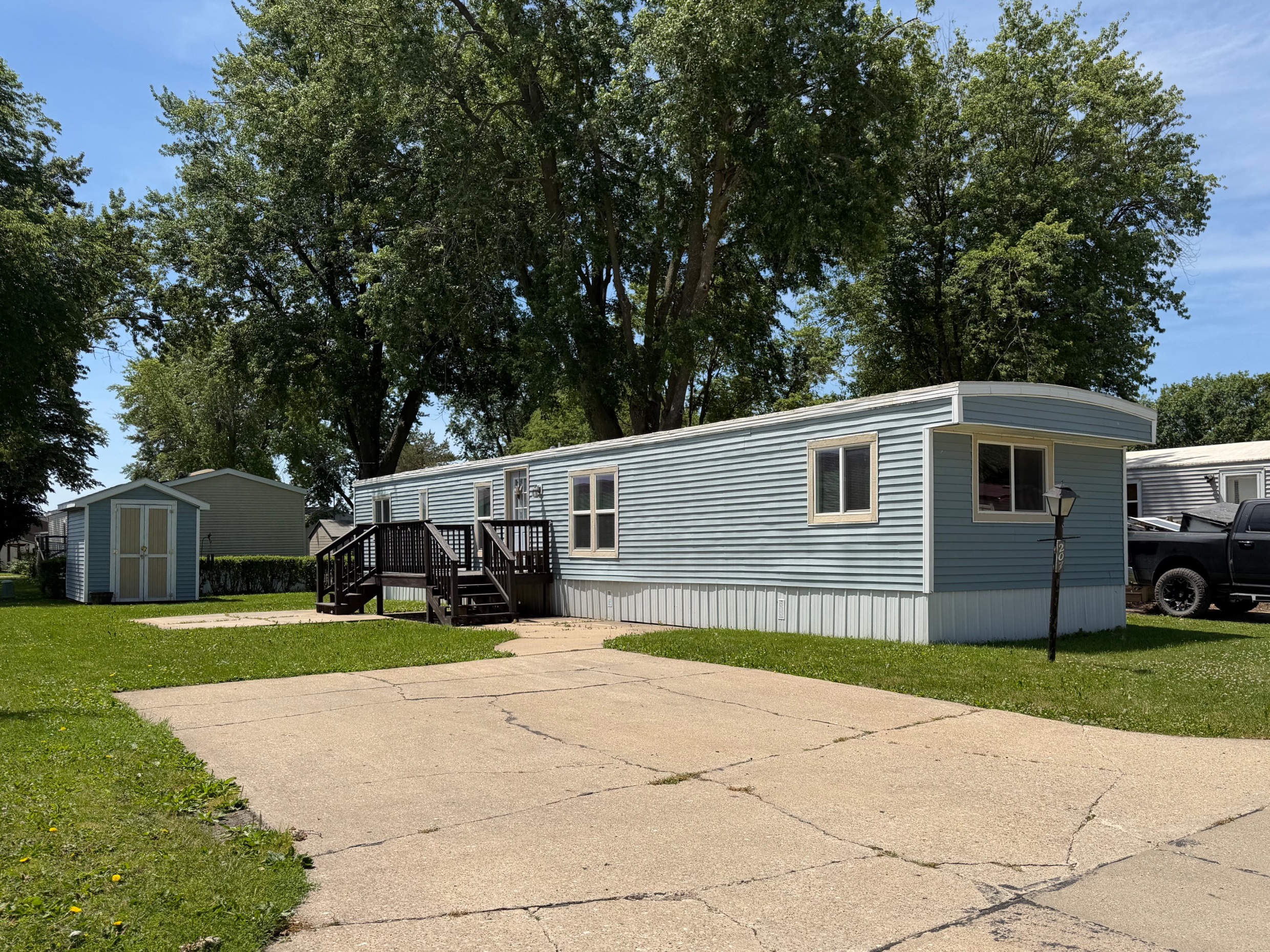 A photo of the home