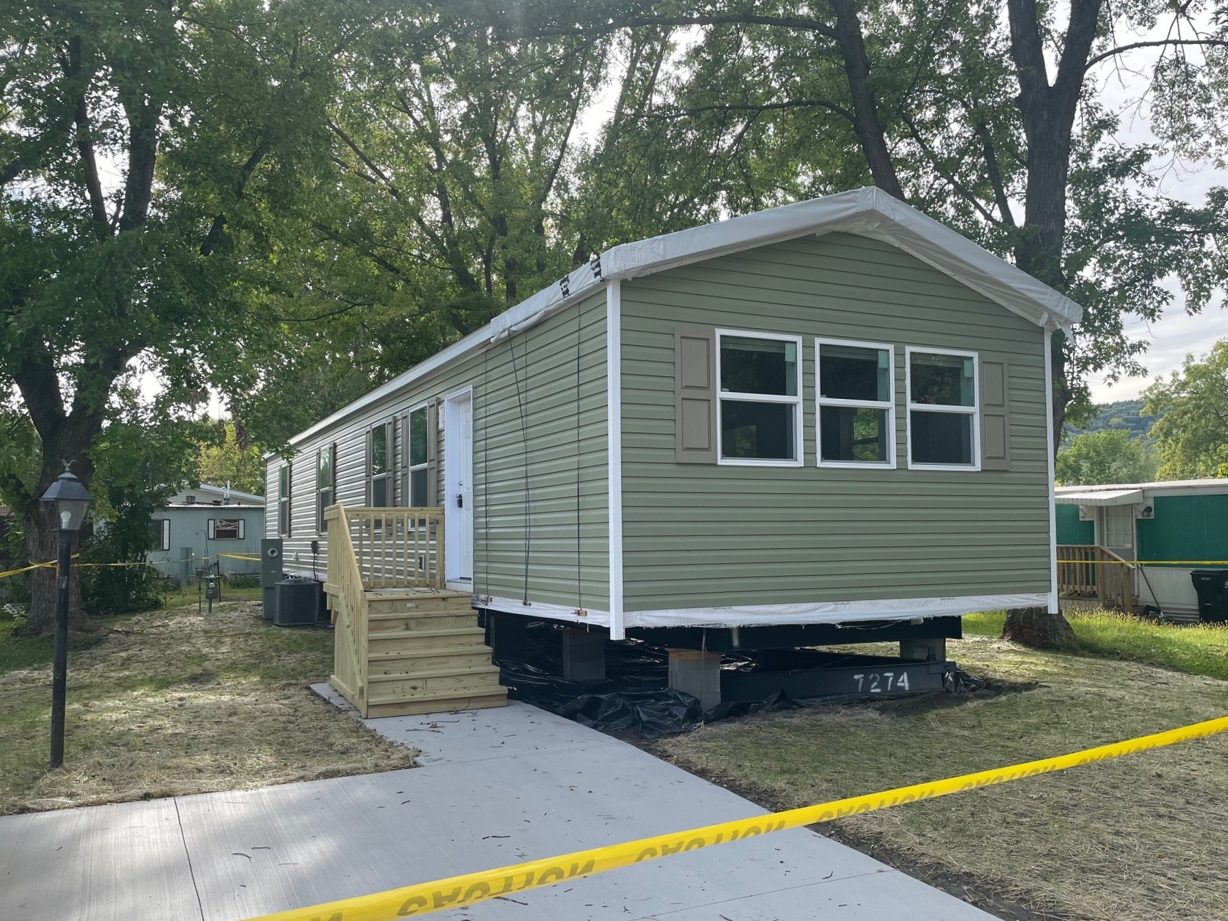 A photo of the home