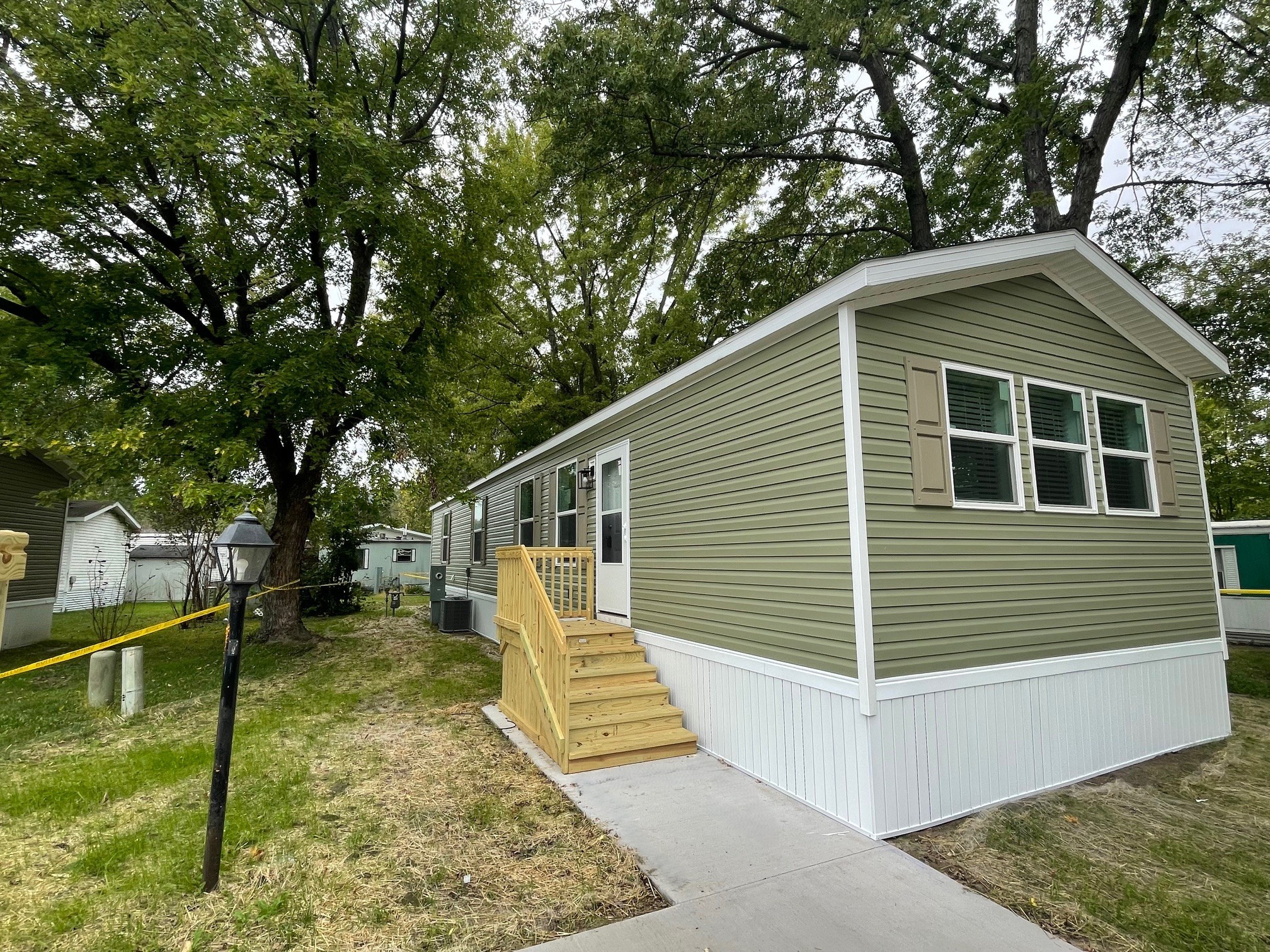 A photo of the home