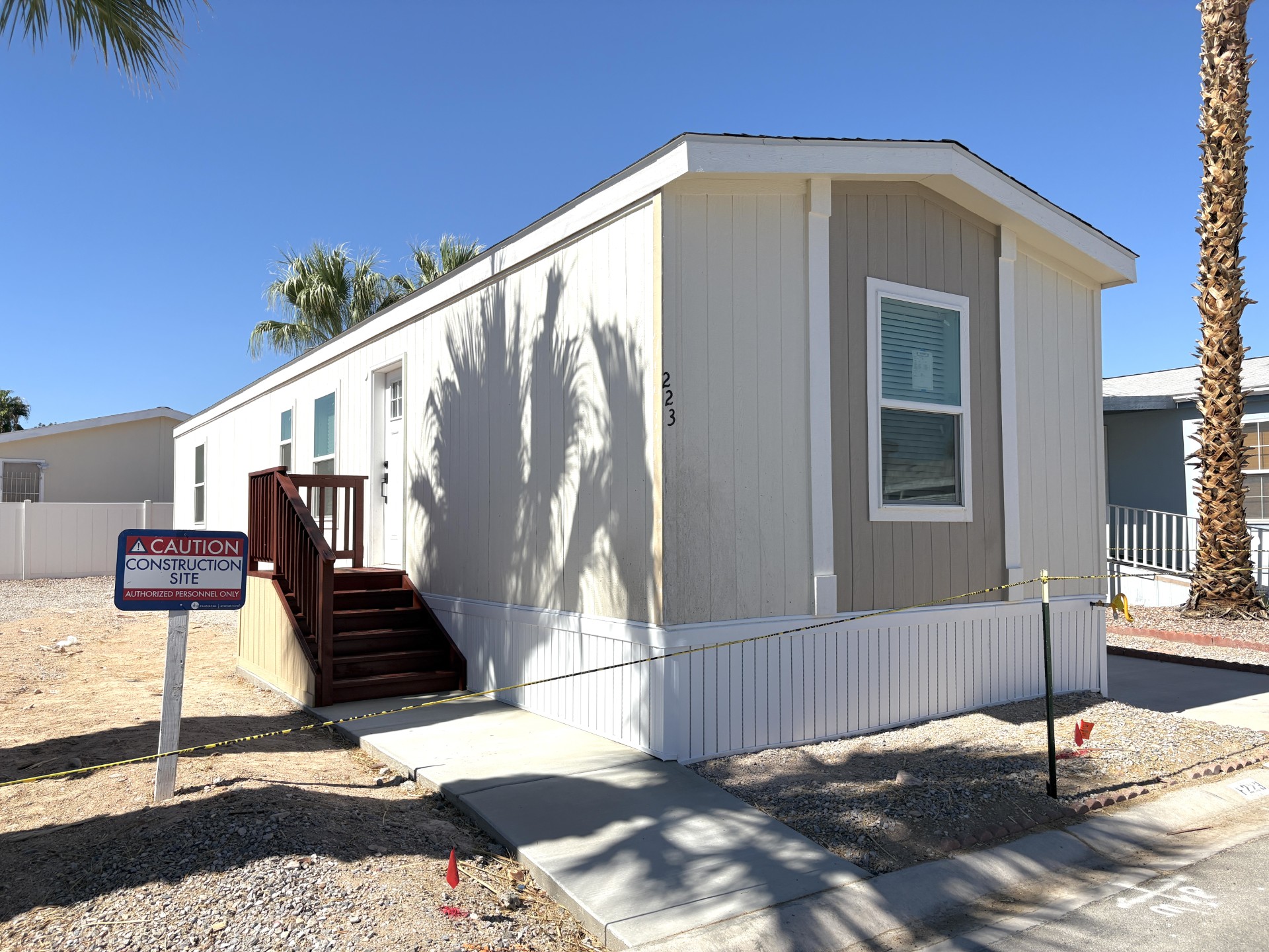 A photo of the home