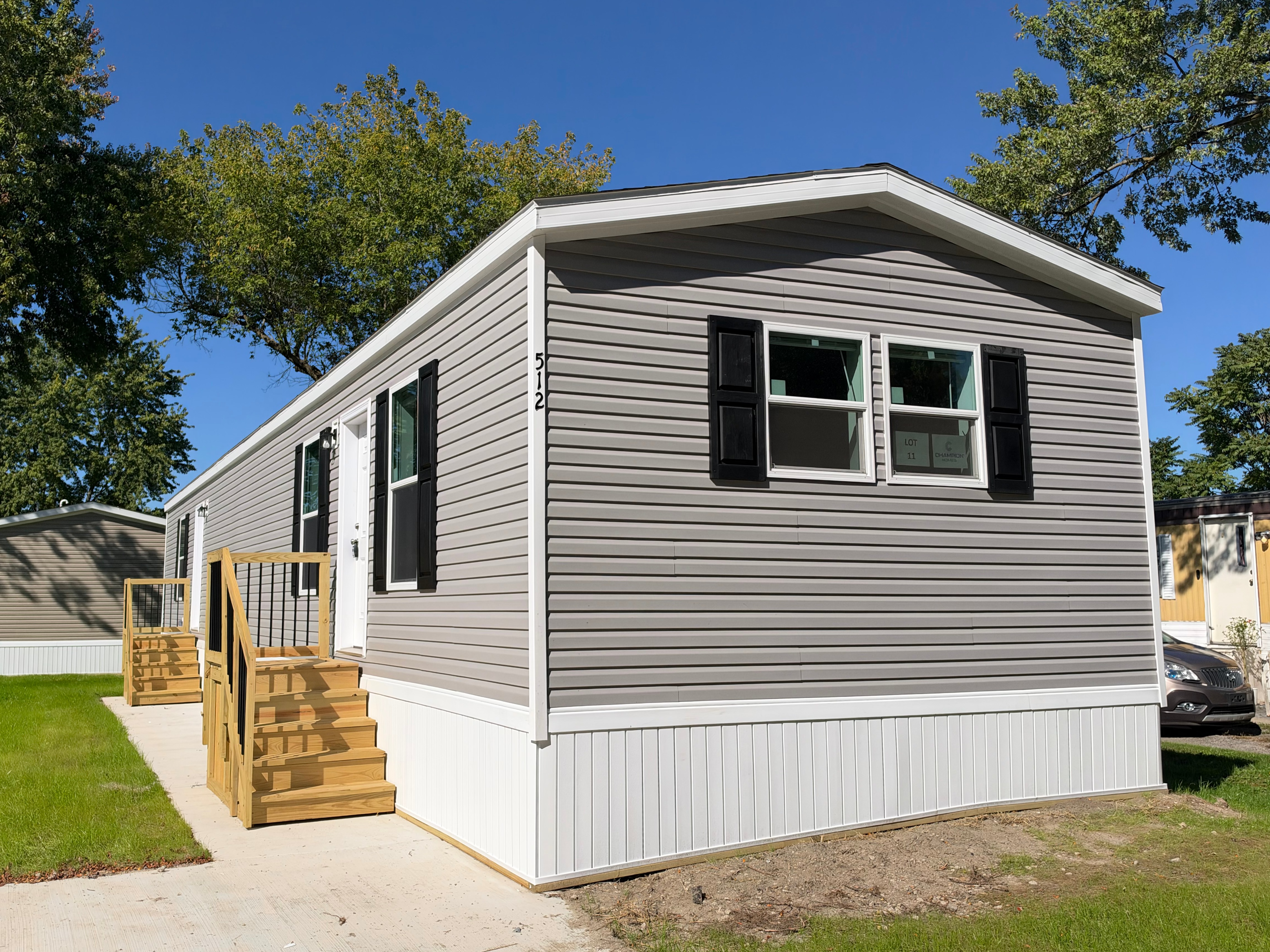 A photo of the home
