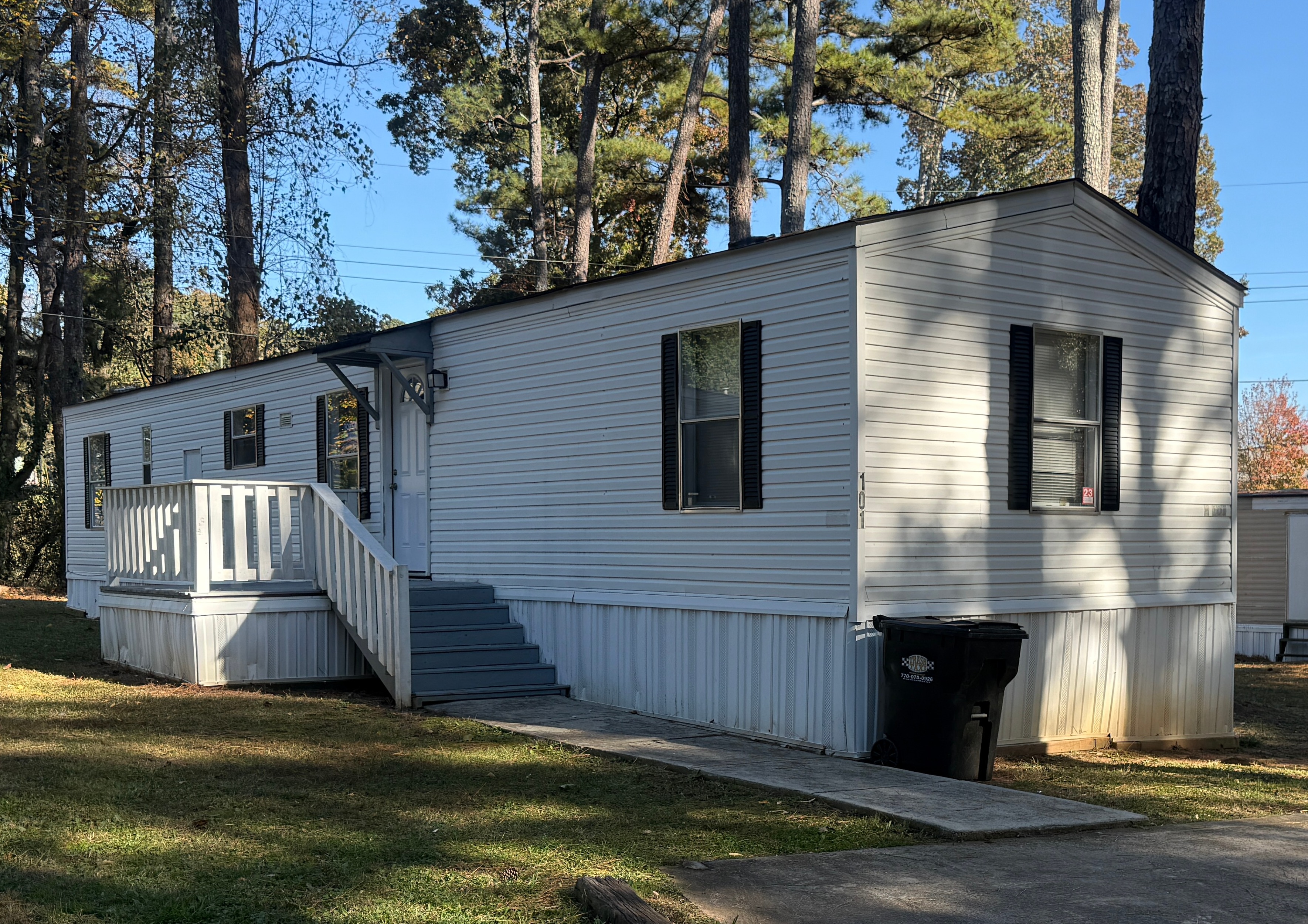 A photo of the home