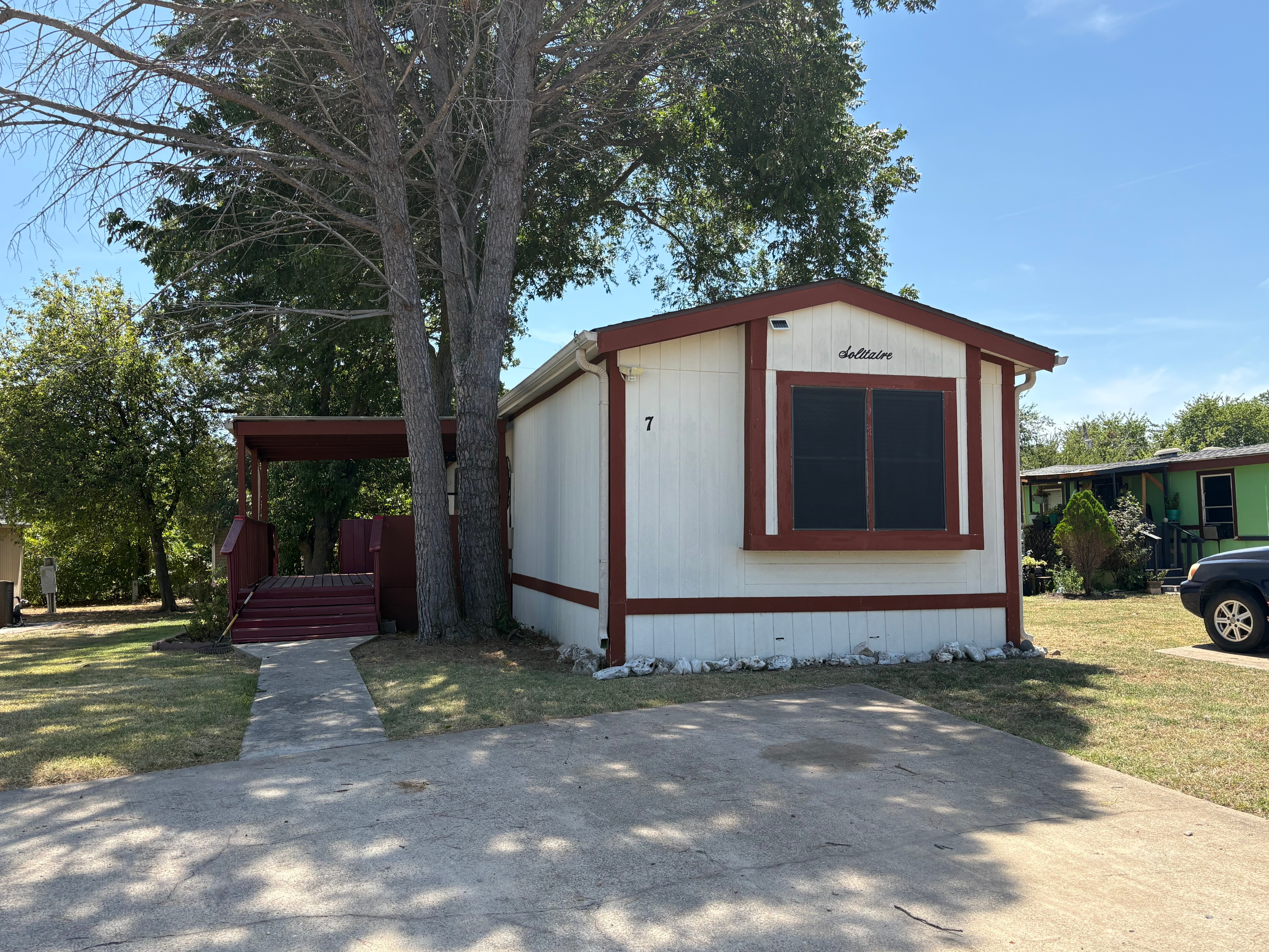A photo of the home