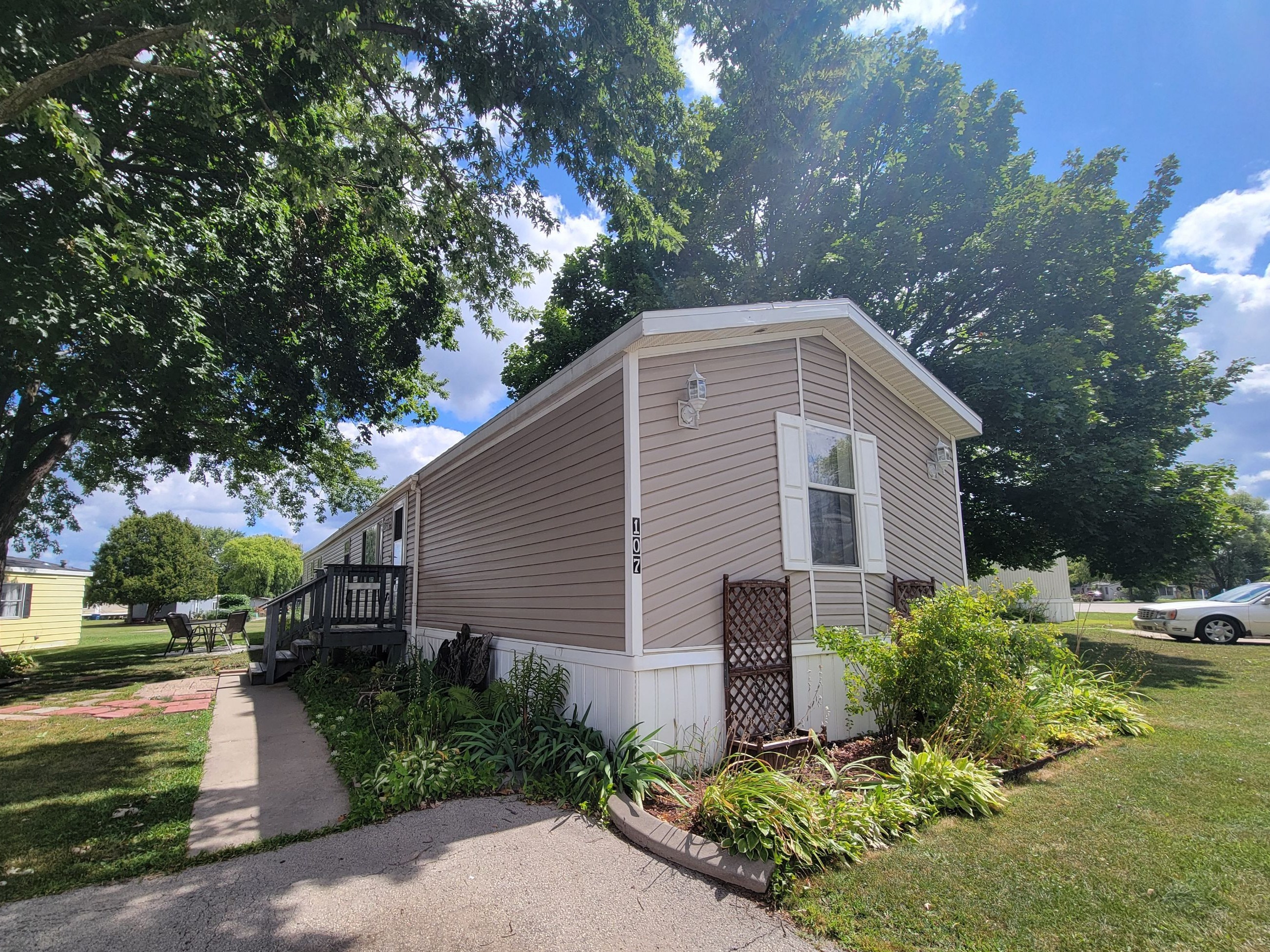 A photo of the home