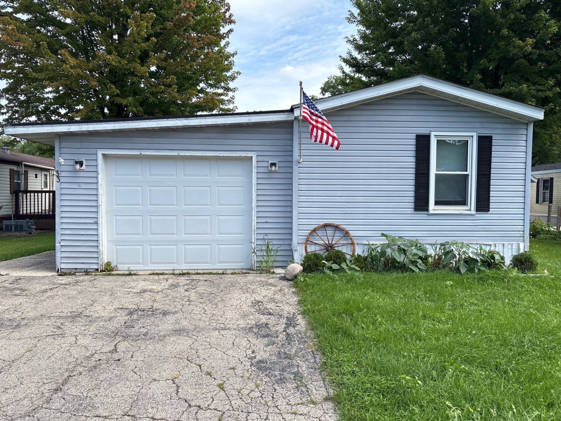 A photo of the home