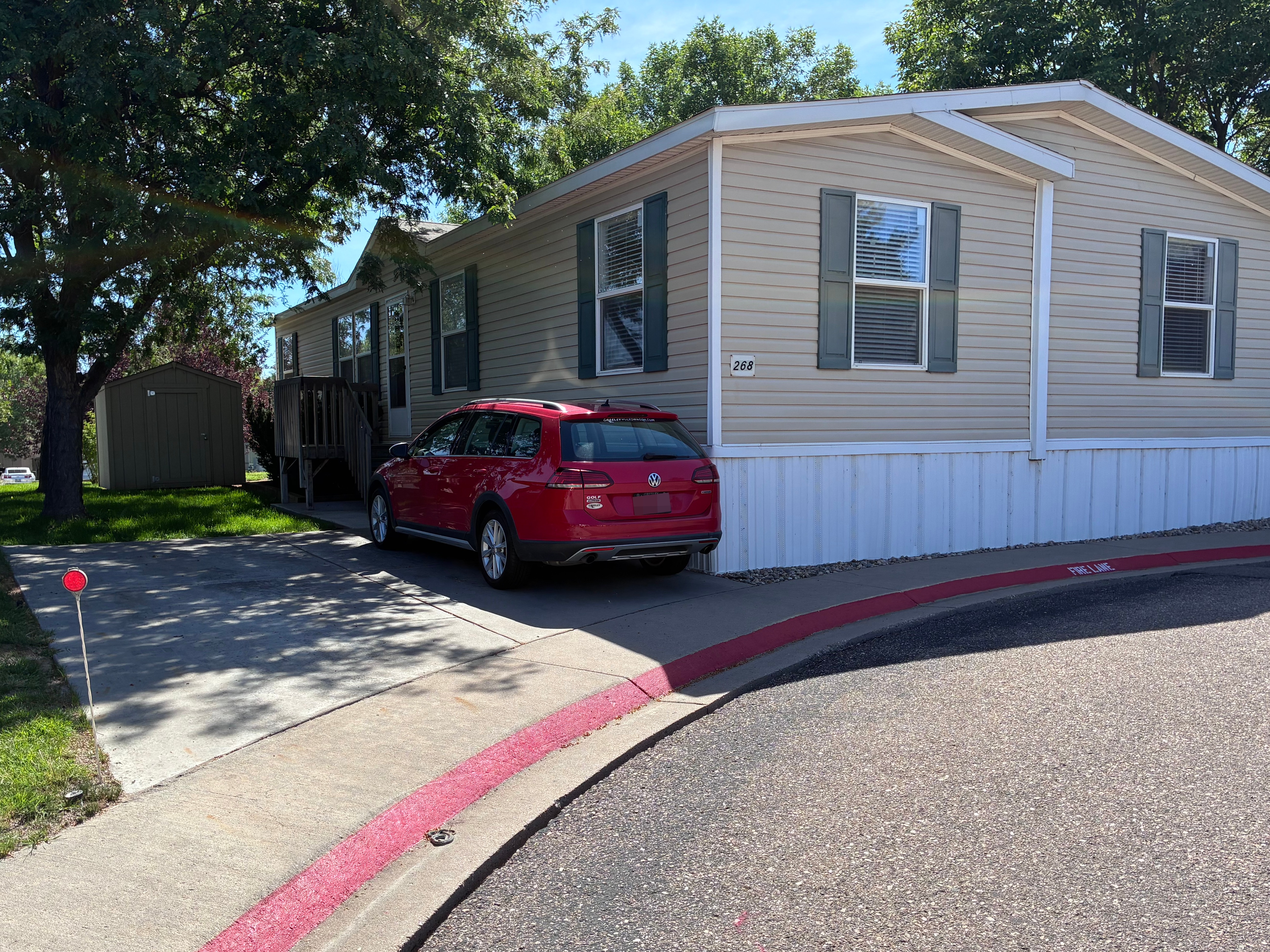A photo of the home