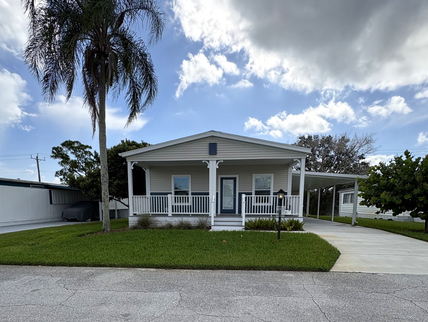 A photo of the home