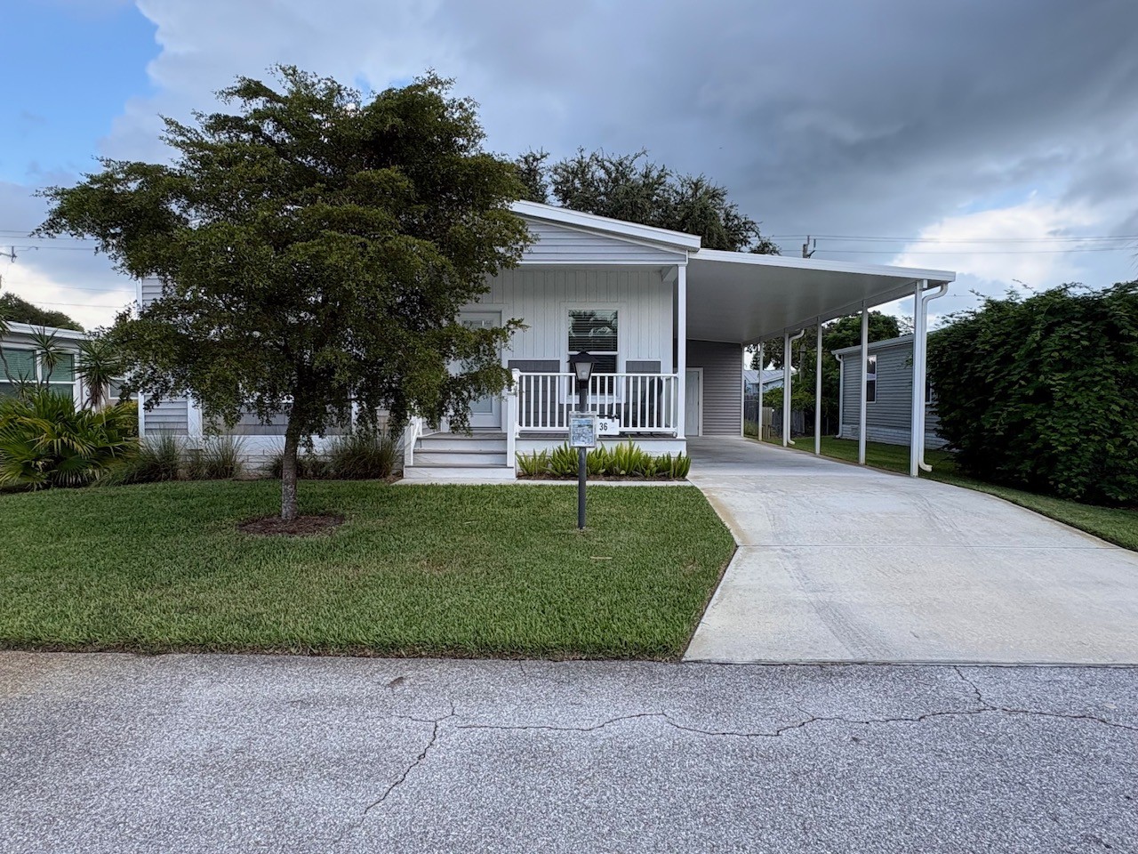 A photo of the home