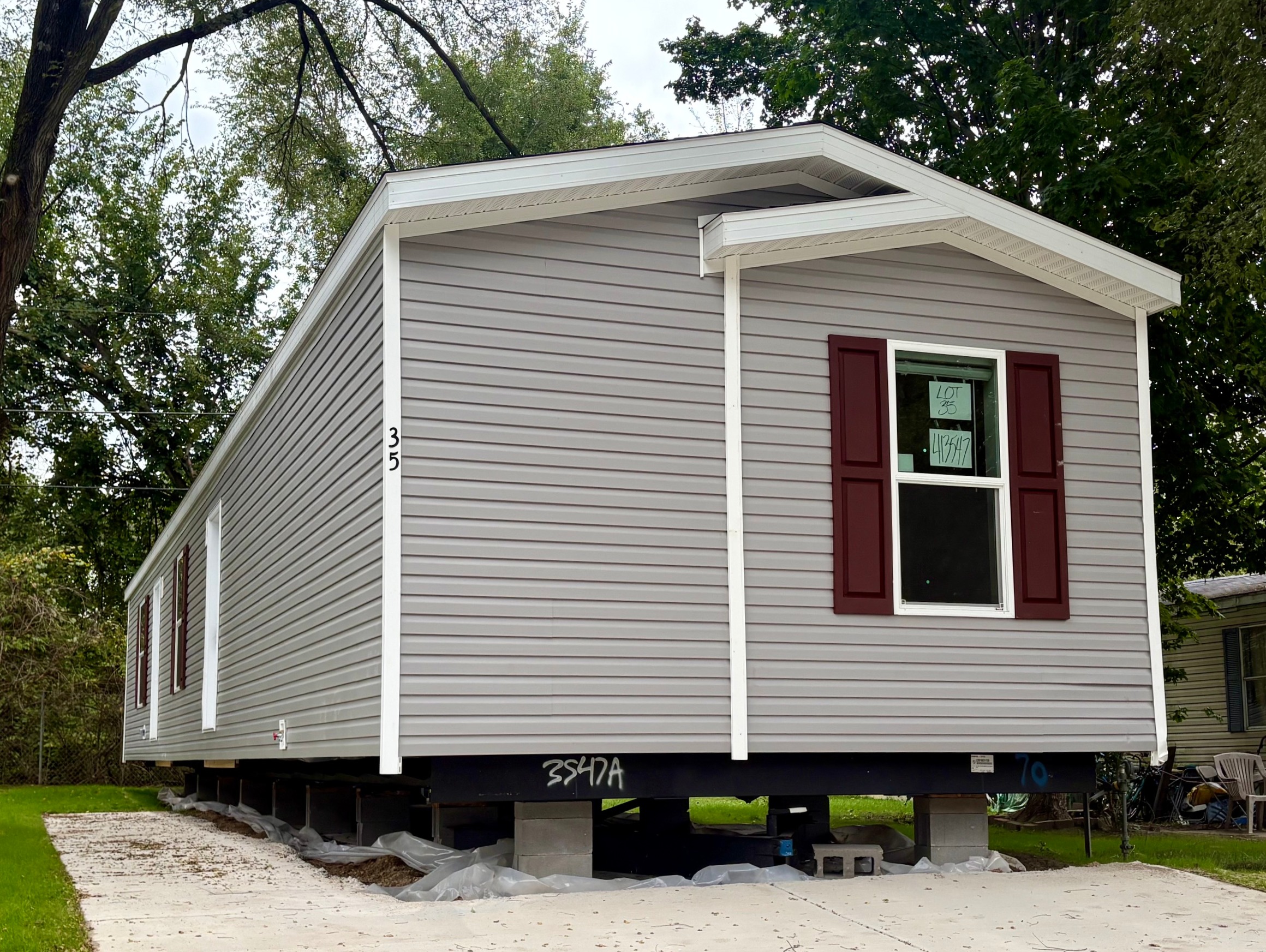 A photo of the home