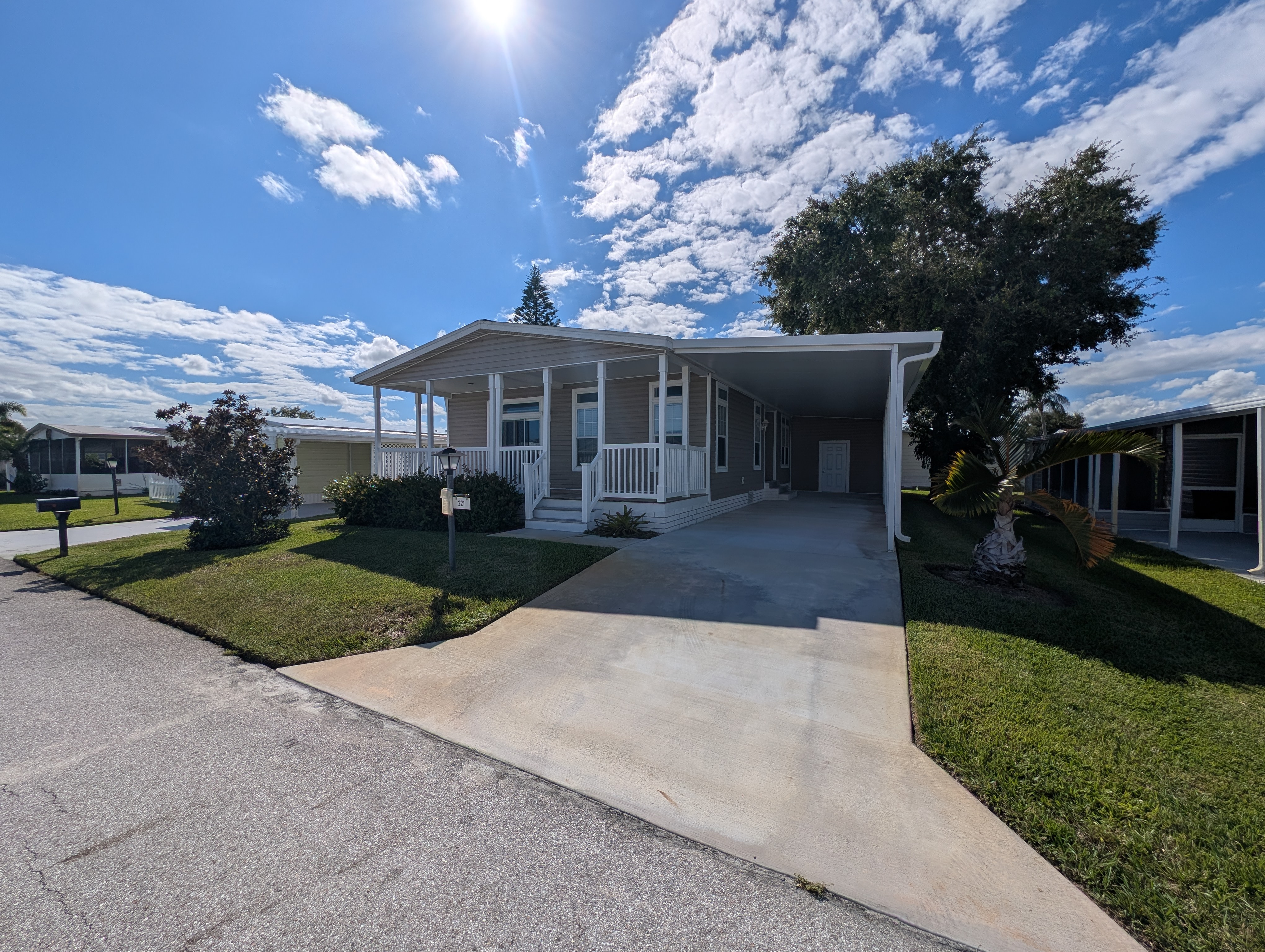 A photo of the home