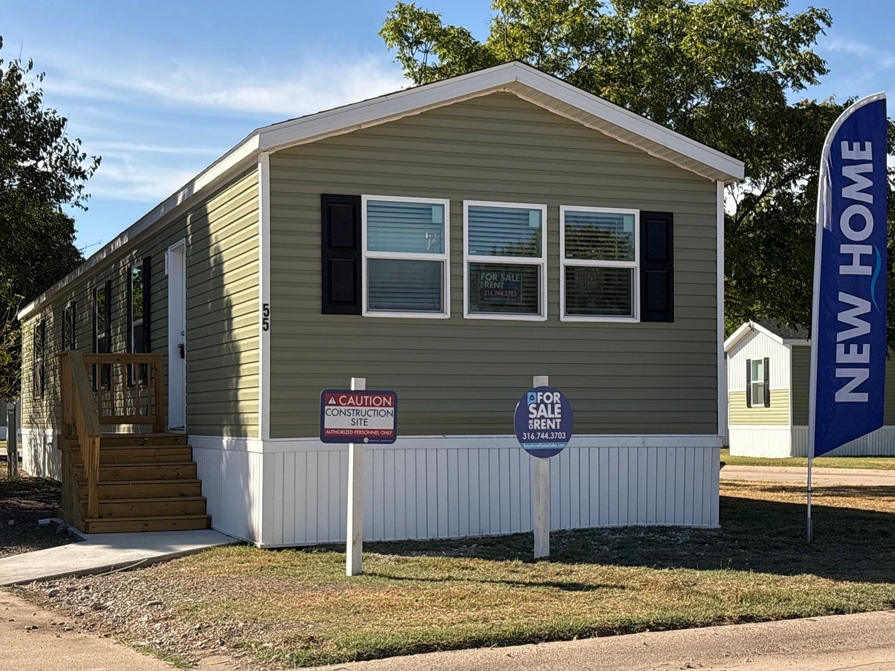 A photo of the home
