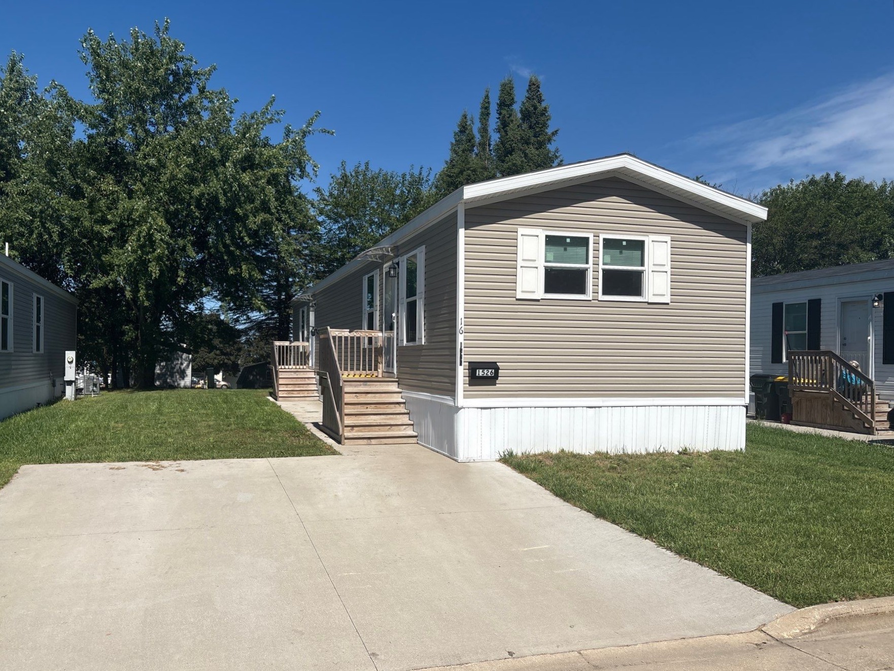 A photo of the home