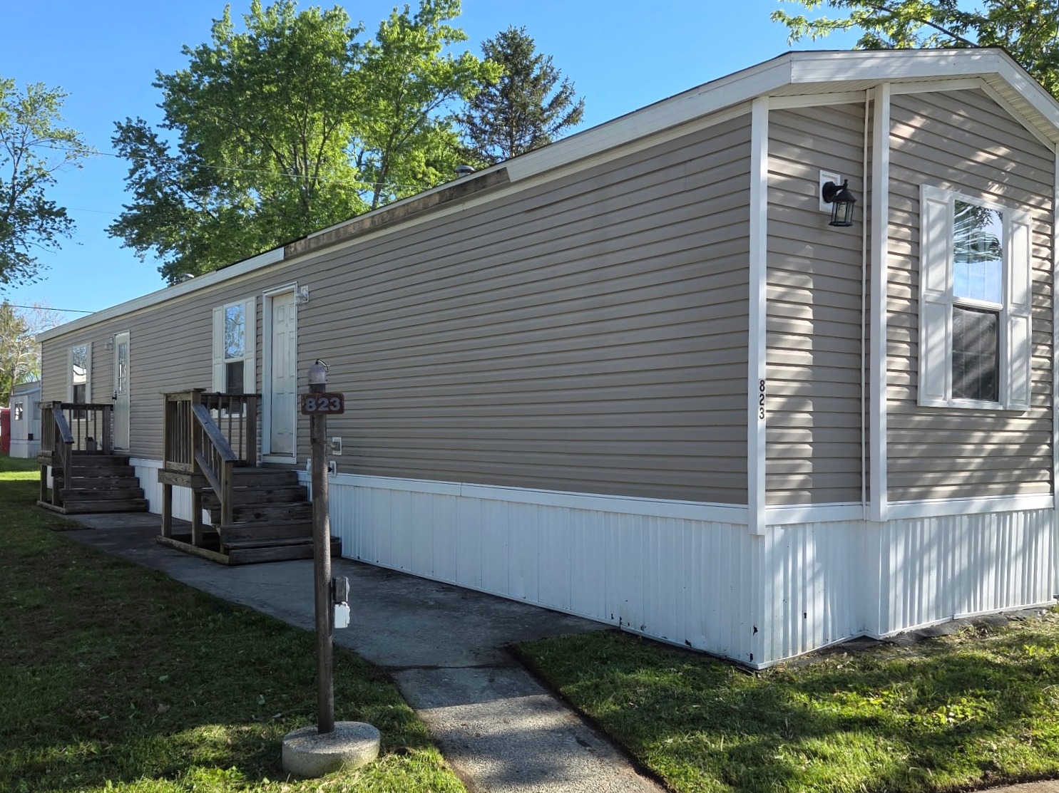 A photo of the home