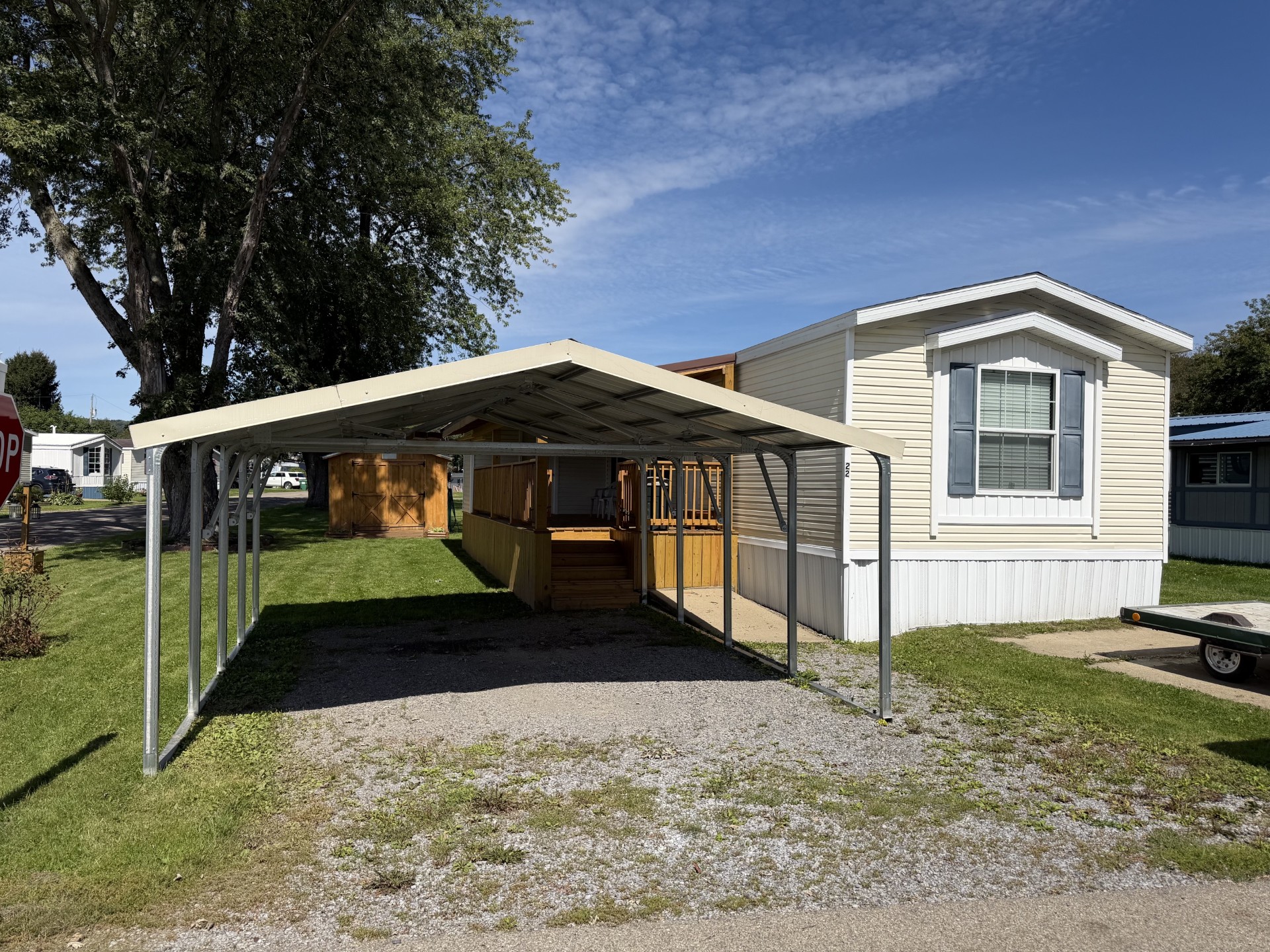A photo of the home