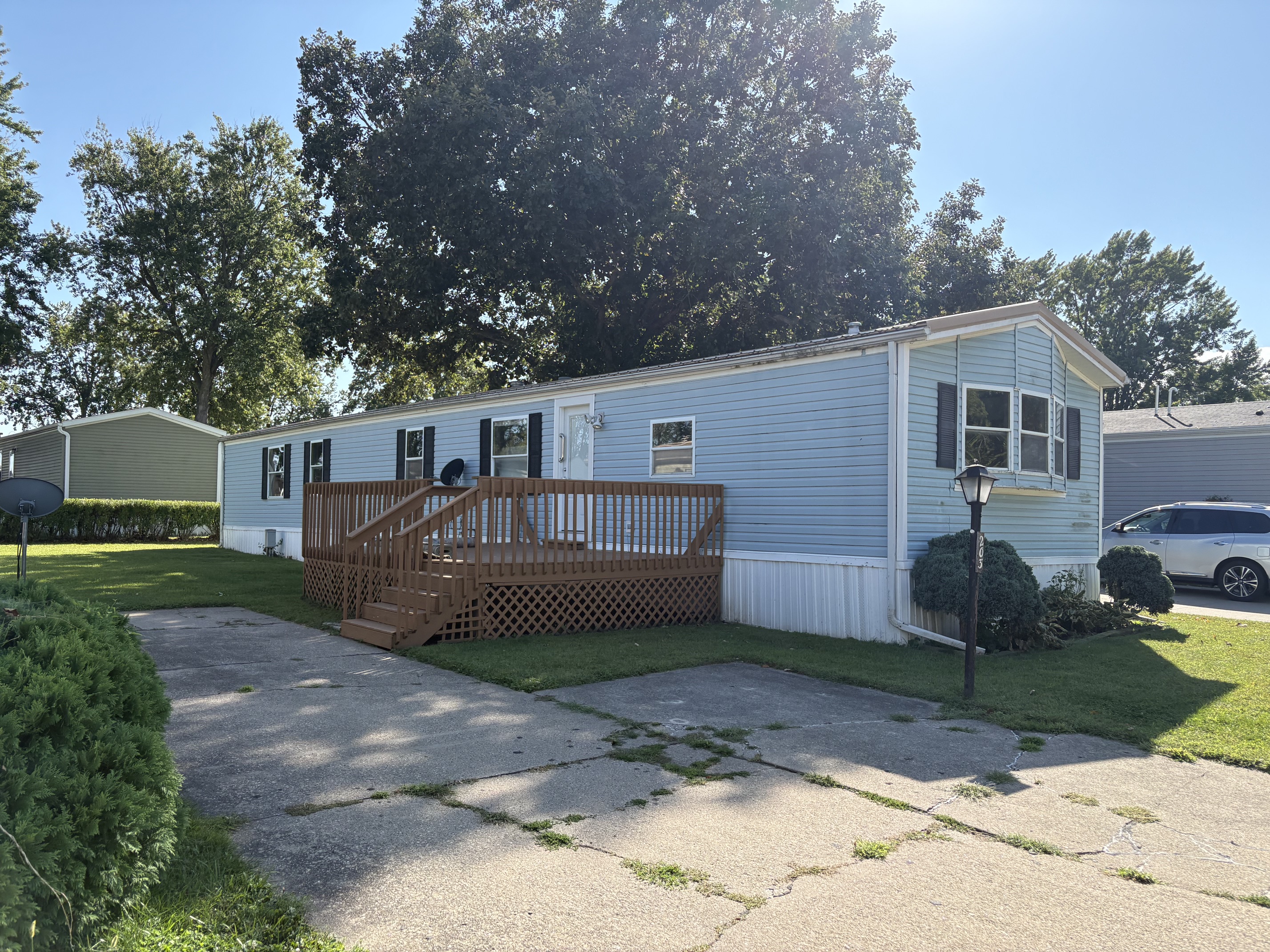 A photo of the home