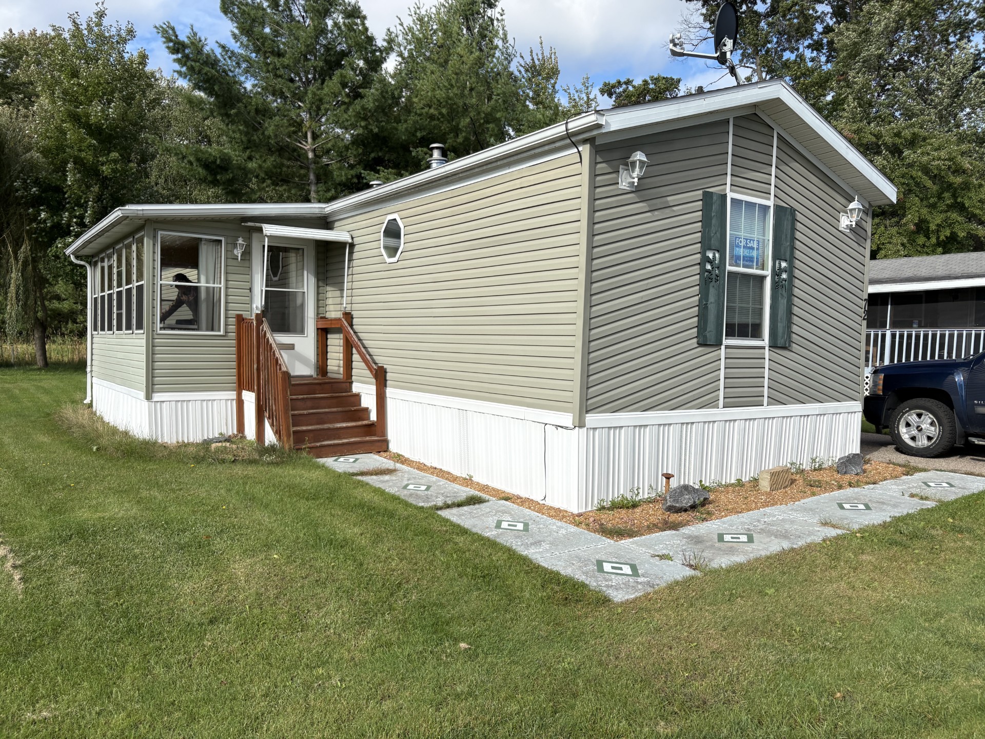 A photo of the home