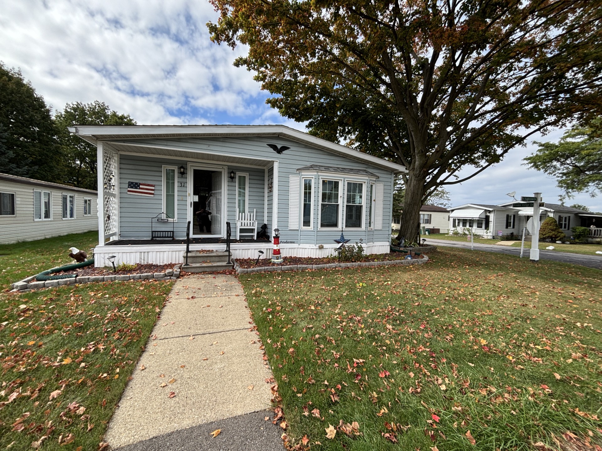 A photo of the home