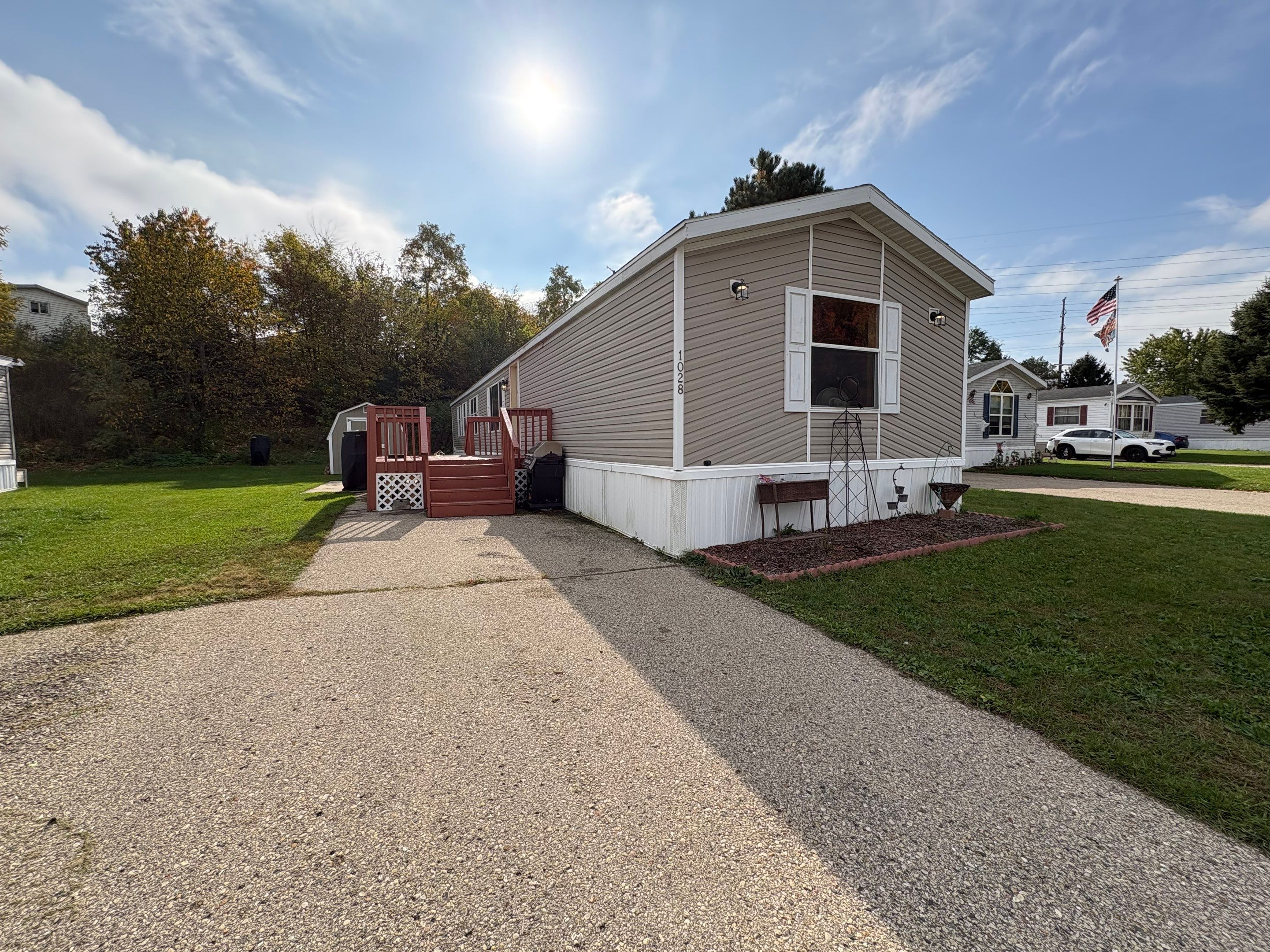A photo of the home